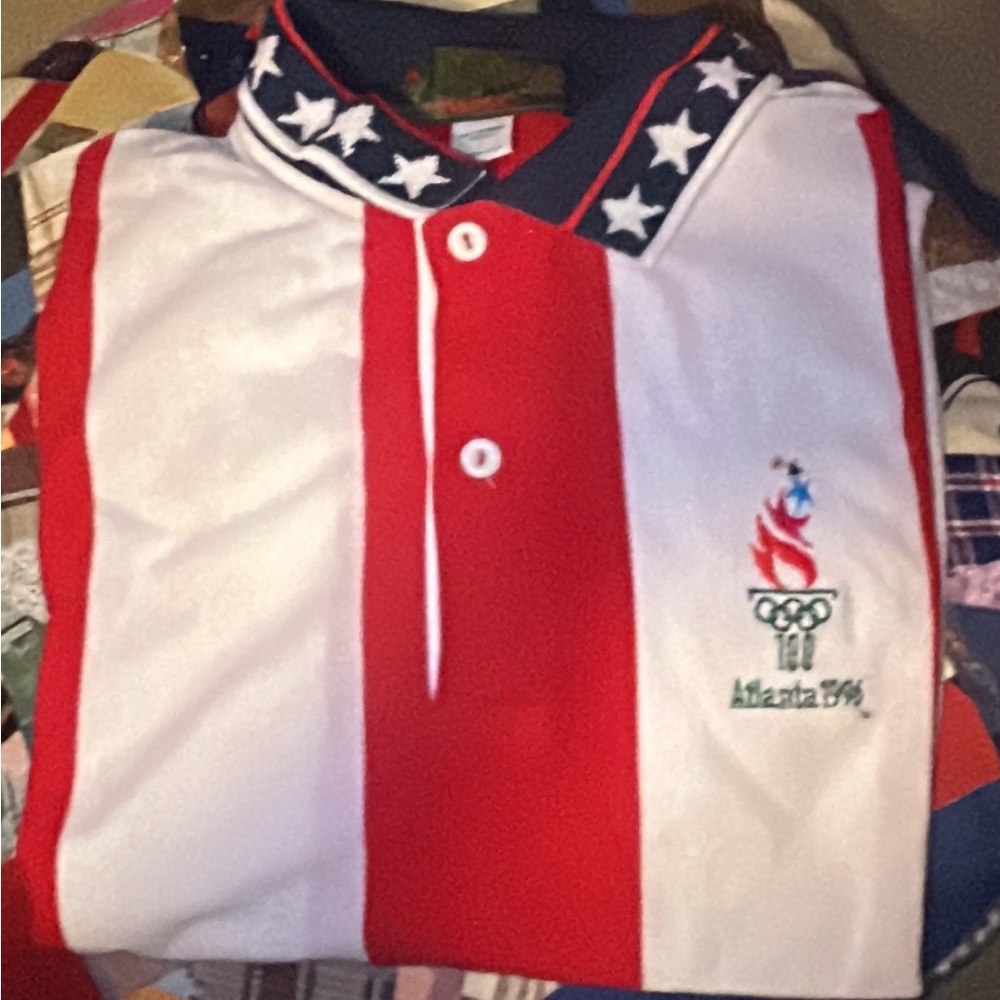 Vintage 1996 Atlanta Olympics Polo